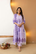 Anarkali Lavender Suit